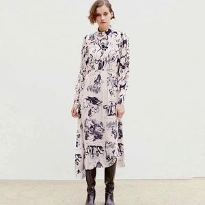 Zara x Disney Stories Collection Limited Edition Bambi Midi Dress